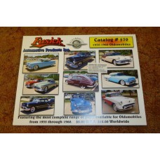 Katalog med nytillverkade delar för Oldsmobile 1935-60, 95 sidor